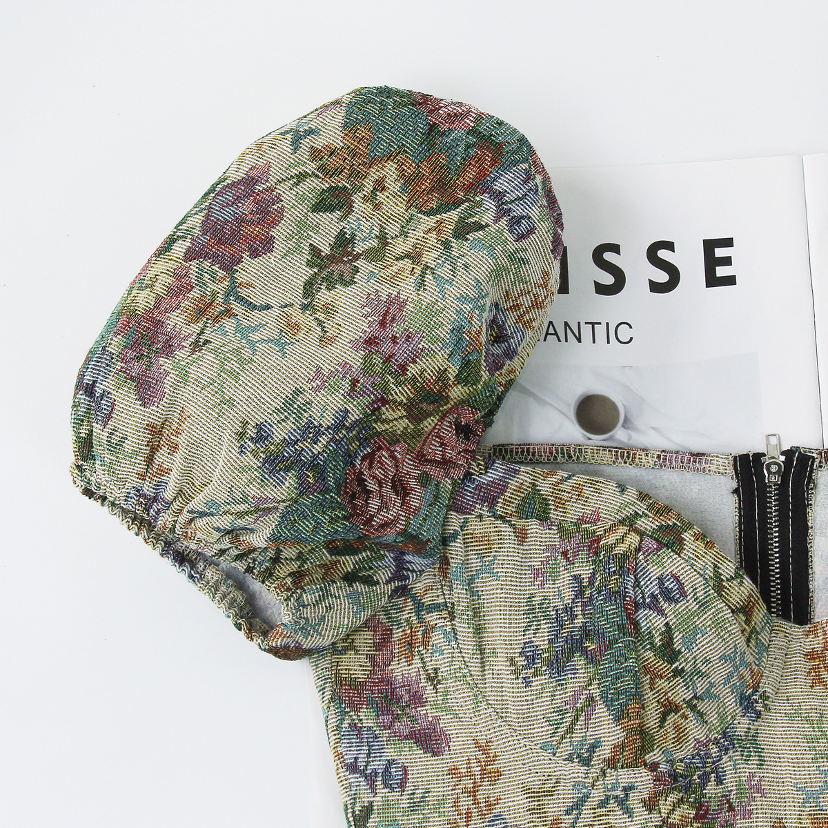 Blusa crop top Diseño floral - Leiza